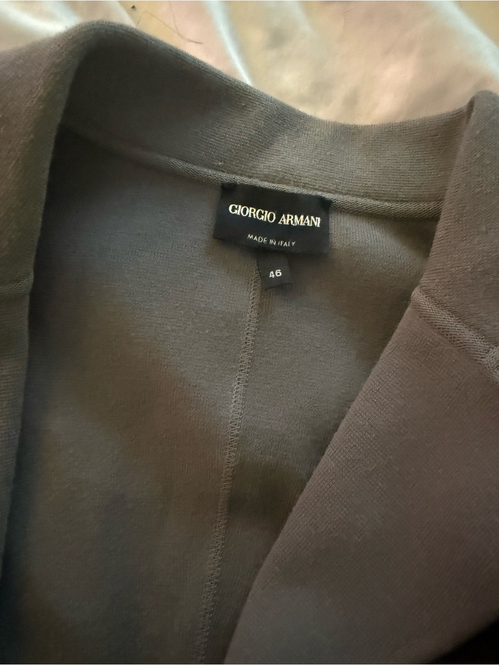 Giorgio Armani Women's Gray Blazer Jacket